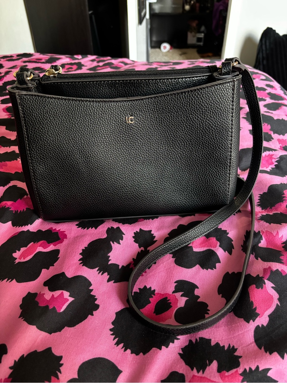 Liz Claiborne Black Crossbody Purse